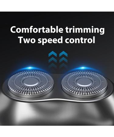 Premium Mini Electric Beard Trimmer - Self Grinding Cutter LED Screen USB Rechargeable Washable 60 Min Operation Lightweight & Portable for Men - Buy Online on GoSupps.com