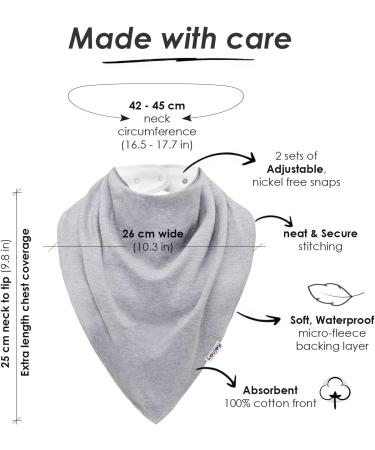 Lovjoi Extra Large Bandana Bib Super Absorbent for Kids Teens & Adults | Support Needs Design 02 - International Shipping - Buy Online on GoSupps.com