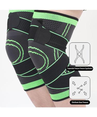 Hutena Pro Knee Brace Support - Compression Sleeve for Men & Women X-Large Black | Ideal for Running & Fitness - Buy Online on GoSupps.com