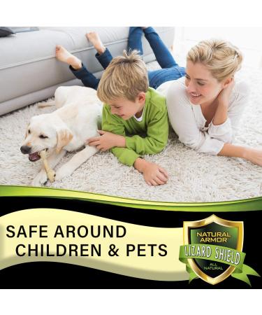 Natural Armor Lizard & Gecko Repellent Spray - 128 fl oz Gallon Ready to Use - Powerful Peppermint Formula Repels All Lizards & Geckos - Works Better Than Ultrasonic Devices - 1 Pack - Buy Online on GoSupps.com