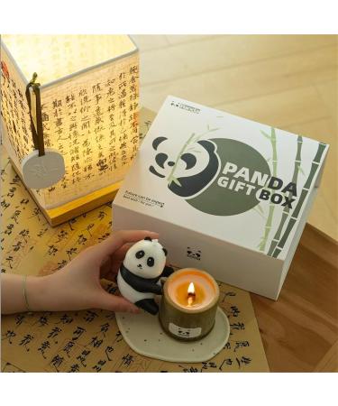 DOUKI Panda Natural Wax Scented Candles - Relaxing Gift Set for Home & Special Occasions | Ideal for Birthdays Weddings & Christmas - Buy Online on GoSupps.com