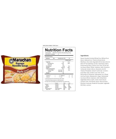 Ramen Noodle Soup Variety Pack - 11 Flavors, 3oz Each - 11 Packages, 6 Flavors - 1 Count, Pack of 11 - Buy Online on GoSupps.com