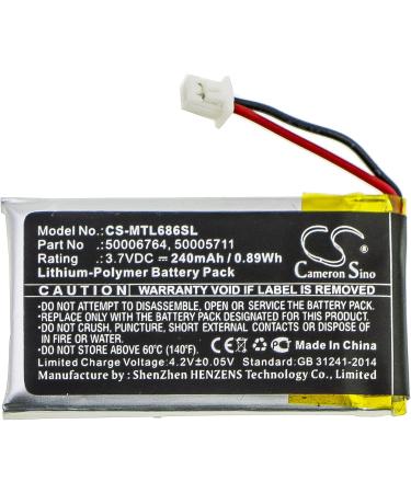 PRUVA 240mAh Battery for Mitel 6863i 6865 6865i 6867i 6869 6900 Series | Compatible Replacement P/N: 50005711 50006764 - Buy Online on GoSupps.com