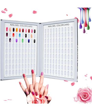 180 Nail Colors Swatches Book for Professional Nail Manicure - Gel Polish Display Card for DIY Nail Art Salons - Buy Online on GoSupps.com