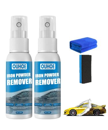 Laviscent Rust Remover Ouhoe Iron Powder Remover Iron Powder Remover Multi Purpose Rust Remover Spray Rustout Instant Remover Spray for Car (30ml-2)