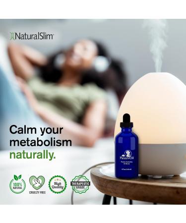 NaturalSlim PassivOil | Therapeutic Essential Oil Blend for Relaxation & Sleep | High Purity Lavender Frankincense Ylang-Ylang & Coconut Oil | 120 ml - Buy Online on GoSupps.com