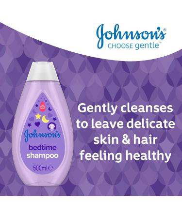 Johnson's Baby Bedtime Shampoo 500ml - Soothing Natural Calm Essences - Gentle on Delicate Skin - Buy Online on GoSupps.com