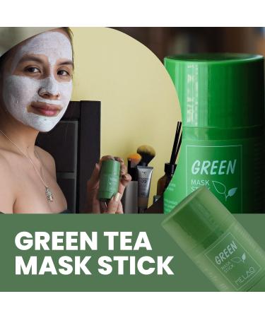 Green Tea Mask Stick - Blackhead Remover Deep Pore Cleansing & Skin Brightening for All Skin Types - Buy Online on GoSupps.com