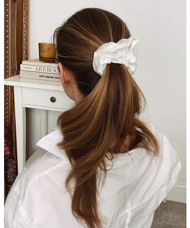 RTTYOA Oversized 7.8inch Soft Silk Organza Scrunchie - Leopard Cheetah Hair Bands - Buy Online on GoSupps.com