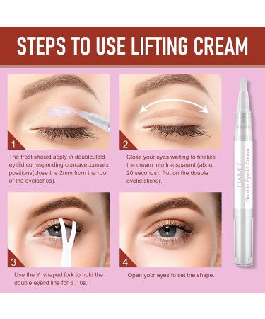Invisible Eyelid Lifter Strips 480PCS - Waterproof Double Eyelid Stickers for Hooded Droopy Eyes - 1 Pack - Buy Online on GoSupps.com