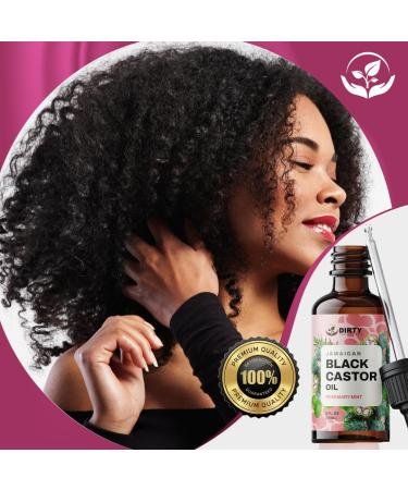 Rosemary Peppermint Castor Hair & Scalp Treatment - Nourishing Oil for Hair Growth Dry/Damaged Hair & Eczema - 2oz | Enhance Your Hair's Health - Buy Online on GoSupps.com