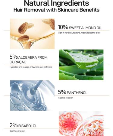  Generisch Lip hair removal cream - 20g - Facial hair removal cream - for sensitive skin - Buy Online on GoSupps.com