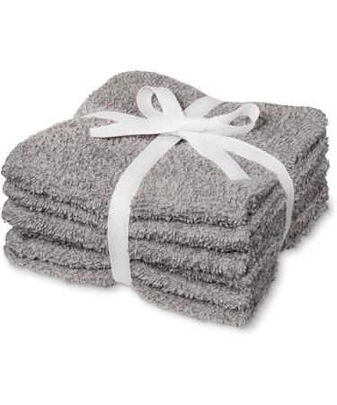 Room Essentials Standard Grey Washcloths 12x12 - 12 Count (2 Pack) | Soft & Absorbent - Buy Online on GoSupps.com