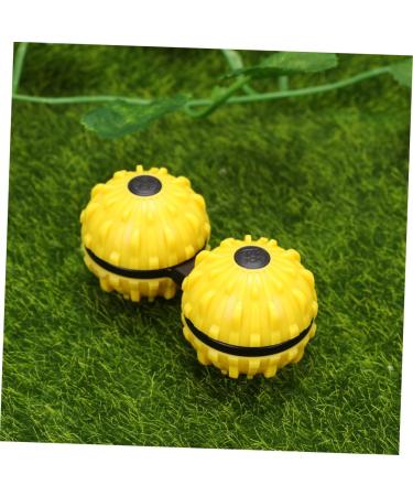 Buy Healeved Decompression Stress Relief Ball - 7.36x3.56cm Yellow Massage Toy for Pressure Relief - Ideal for Stress Relief & Relaxation - Buy Online on GoSupps.com