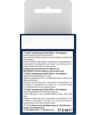 Glade Aromatherapy Cool Mist Diffuser Gift Set - Lavender & Sandalwood Essential Oils - Calming Fragrance - 52.2ml - Moment of Zen - 1 Holder & 3 Refills - Buy Online on GoSupps.com