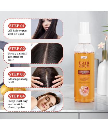 KVG Natural Hair Growth Spray | Best Hair Loss Treatment for Women & Men | Nourishing Product for Thinning Damaged Dry & Oily Hair (5.07 Fl.Oz - Buy Online on GoSupps.com