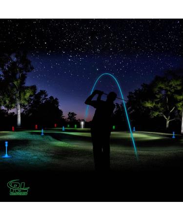 R&L Glow in The Dark Golf Balls - LED Light Up Night Sports Ball (6 Pack) - Bright, Colorful, Durable - Buy Online on GoSupps.com
