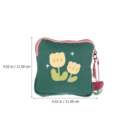 COHEALI Women Sanitary Zipper Storage Bag | Large Capacity Tampon & Pad Organizer | Travel Coin Case - Buy Online on GoSupps.com