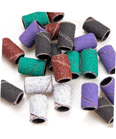 3 Sets nail polish set nail polishing band fine sanding bands for nail drill manicure band nail kits fine grit sanding bands for nail drill nails kit nail bit alloy mandrel frosted - Buy Online on GoSupps.com