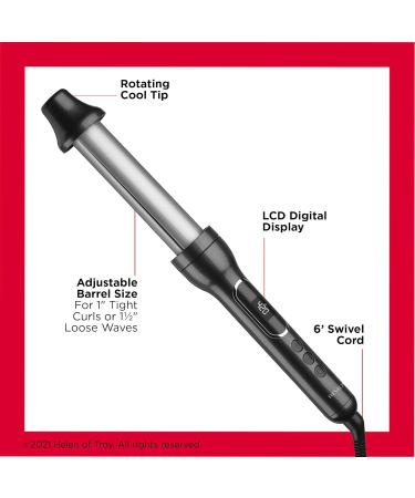 Shop REVLON Adjustable Barrel 2 in 1 Curling Wand - 1 & 1 Inch | International Shipping Available - Buy Online on GoSupps.com