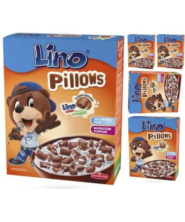 Lino Pillows with Lino Lada Dark Filling Cereal Muesli Cornflakes 250 gx 5 boxes