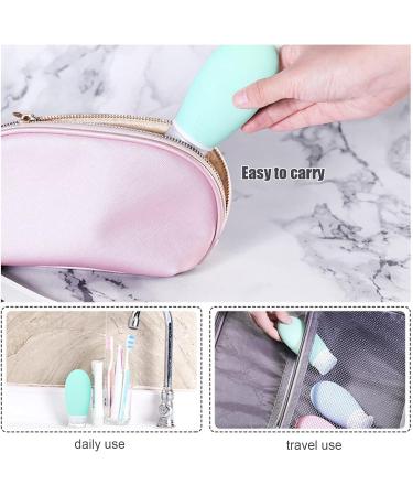 Roseflower 4PCs Silicone Travel Bottles - 60ml Portable Refillable Toiletry Containers for Shampoo & Travel Essentials - Buy Online on GoSupps.com