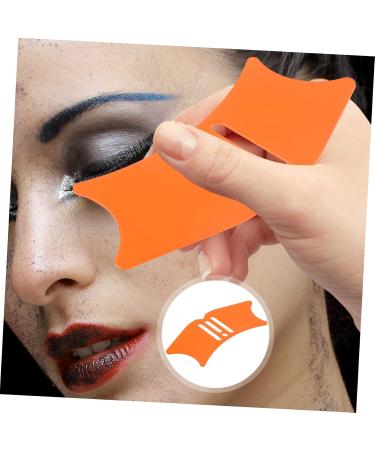 Housoutil Mascara Make Up Orange Blindfold Girls Guard Auxiliary Portable Makeup Tools Stencils Template Teen 10.3x3.8cm Orange - Buy Online on GoSupps.com