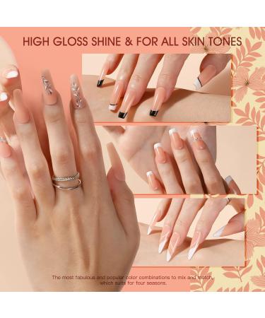 Buy Rosalind Poly Nail Gel 60ml - Acrylic Gel for Nail Extensions UV/LED Polish for Manicure & Repair | Blush Color - Buy Online on GoSupps.com