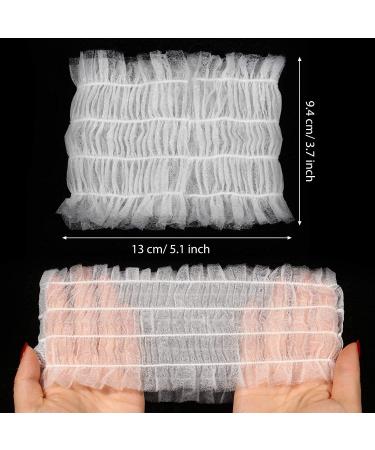 LATRAT 100pcs Disposable Nonwoven Hair Bands | Elastic Hair Accessories for Spa Salon & Makeup - Buy Online on GoSupps.com