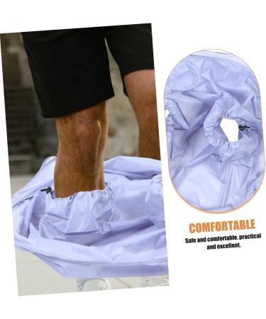 Foldable Leg Shaving Bib Apron for Men - Hair Catching Removable Cloth Perfect for Easy Grooming & Cleanup - Buy Online on GoSupps.com