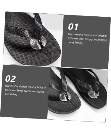 FOMIYES Silicone Toe Pads - Non-Slip Clip Toe Guards for Thong Sandals & Flip-Flops - 4 Pairs Clear Cushion Protectors - Buy Online on GoSupps.com