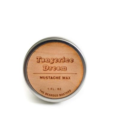 TBB Tangerine Dream Mustache Wax for Men | Tame & Style Your Mustache | Excellent Grooming, Excellent Scent | Citrus & Vanilla Scent (1 Oz.)