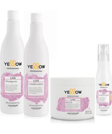 Alfaparf Yellow Liss Complete Flat Aligned Kit - Buy Online on GoSupps.com
