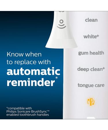 Philips Sonicare C3 Premium Plaque Control Toothbrush Heads - 4 Pack White (HX9044/65) - Buy Online on GoSupps.com