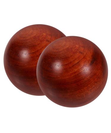 Beavorty 6 Stk Fitness Ball Massageball Baoding Balls No Glockenspiel Stress Plamping Balls Crafting Balls Wooden Handling Handy Handball Handball Handling Massage globe H lzern 5*5cmx3PCs as shown x 3 pieces