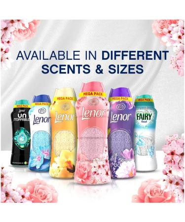 Lenor Laundry Perfume In-Wash Scent Booster Cherry Blossom & Rose Water 570g More Of The Scent You Love 570 g (Pack of 1) - Buy Online on GoSupps.com