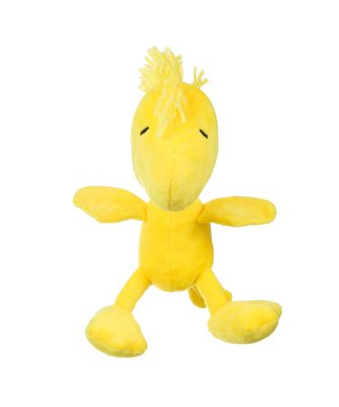 Peanuts for Pets Woodstock Squeaker Dog Toy 9 Inch Medium Yellow 9 Inch Woodstock