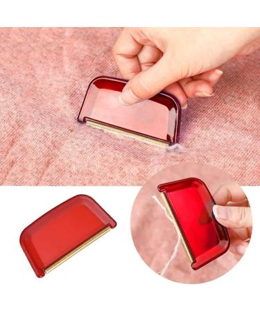 Mini Kamm Pullover Razor Fuzz Lint Remover - Portable Clothing Brush Tool for Wool Coats & Clothing - Red - Buy Online on GoSupps.com