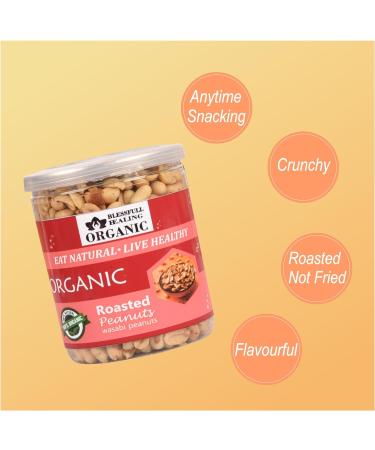Blessfull Healing Organic Natural Vegan Wasabi Roasted Peanuts Crunchy Healthy Snacks 300 Gram - Buy Online on GoSupps.com