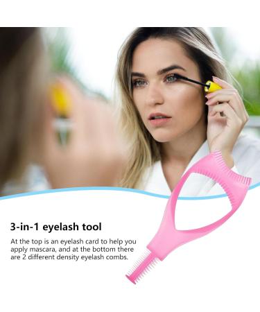 False Eyelash Applicator - Eyelashes Tools Mascara Shield Applicator Guard Eyelash Tool Lash Buddy False Lashes Helper Lash Mascara Shield Applicator for Lashes Pink - Buy Online on GoSupps.com