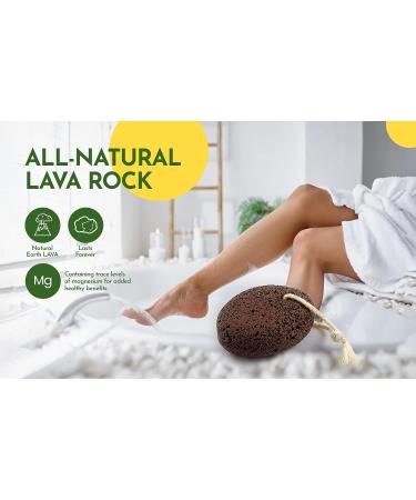 Elaj Pumice Stone Feet Scrubber - Natural Lava Rock Callus Remover for Soft Feet - Exfoliates Dry Skin, Promotes Foot Health - Women's Foot Care Tool - Buy Online on GoSupps.com