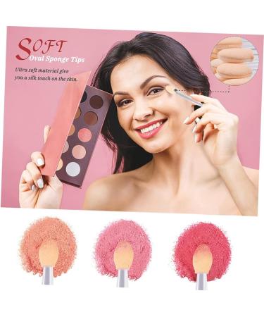 WOONEKY 50pcs Two-color Eyeshadow Brush Eye Shadow Brush Comestic Tools Plastic Handle White - Buy Online on GoSupps.com