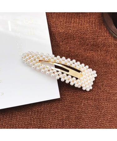 Elegant Wedding Hair Clip for Women | Topsaire Gold Pearl Glitter Accessories | Perfect for Oktoberfest Birthdays & Parties - Buy Online on GoSupps.com
