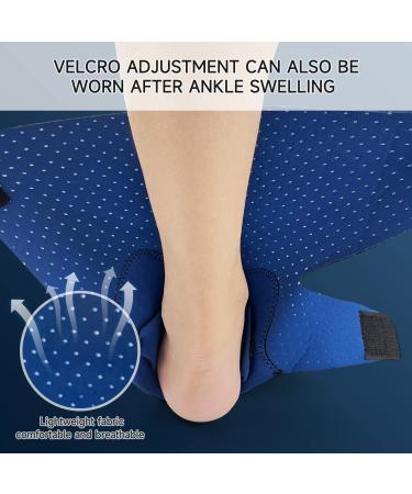 Hocafer Left Ankle Brace for Women & Men - Support for Sprained Achilles Tendon, Injury Recovery - Ideal for Running, Basketball, Football - Size M Left - Buy Online on GoSupps.com