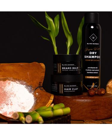 Blind Barber Bryce Harper Signature Gift Set | Men's Hair Beard & Grooming Kit - Dry Shampoo Beard Balm & Hair Clay Paste (3 Piece) - International Shipping Available - Buy Online on GoSupps.com