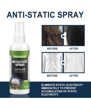 2 Static Guard Spray Travel Size Static Guard Spray 100ml | Natural Static Cling Remover Anti-Static Spray Travel Size Hair Antistatic Spray Static Cling - Buy Online on GoSupps.com
