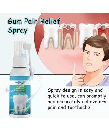 Spray Soulager les Gencives D garnies Spray de Soulagement des Gencives Spray Contre les Maux de Dents 30ML 1PC - Buy Online on GoSupps.com