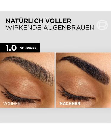 L'Or al Paris Ammonia-Free Eyebrow Color - Radiant Black 10 Applications | Perfectly Maintained Brows Worldwide - Buy Online on GoSupps.com