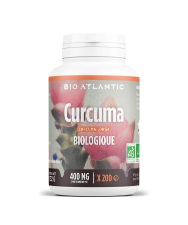 organic turmeric 400 mg - 200 tablets