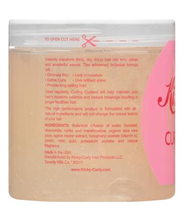 U/S/Kinky Curly Curl Custard Gel 8oz - Definition Enhancing & Frizz-Fighting Formula for Textured Curls | Buy Internationally - Buy Online on GoSupps.com